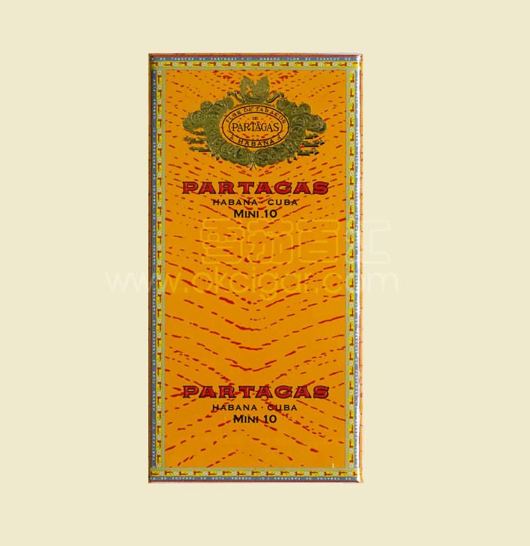 古巴 帕特加斯 迷你雪茄10支纸盒盒装 Partagas  SERIE Mini 10